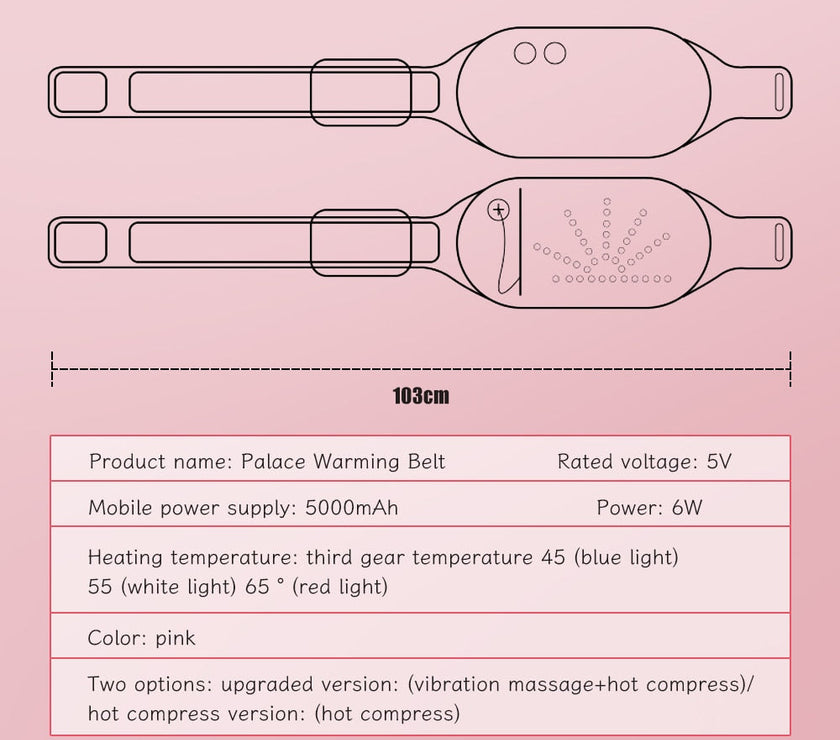 warm palace hot waist belt