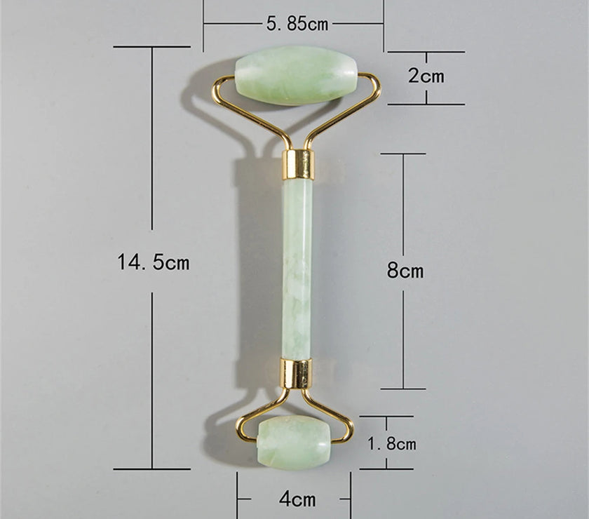 Natural Face Jade Roller Gua Sha Scraper Massager for Neck Body Guasha Eye Massage Face Slimming Therapy Beauty Skincare Tool