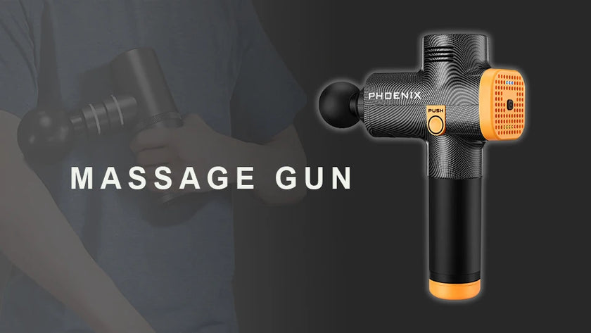 Phoenix A2 Massage Gun Muscle Relaxation Deep Tissue Massager Dynamic Vibrator Back Portable Handheld Display Fascia Gun Massage