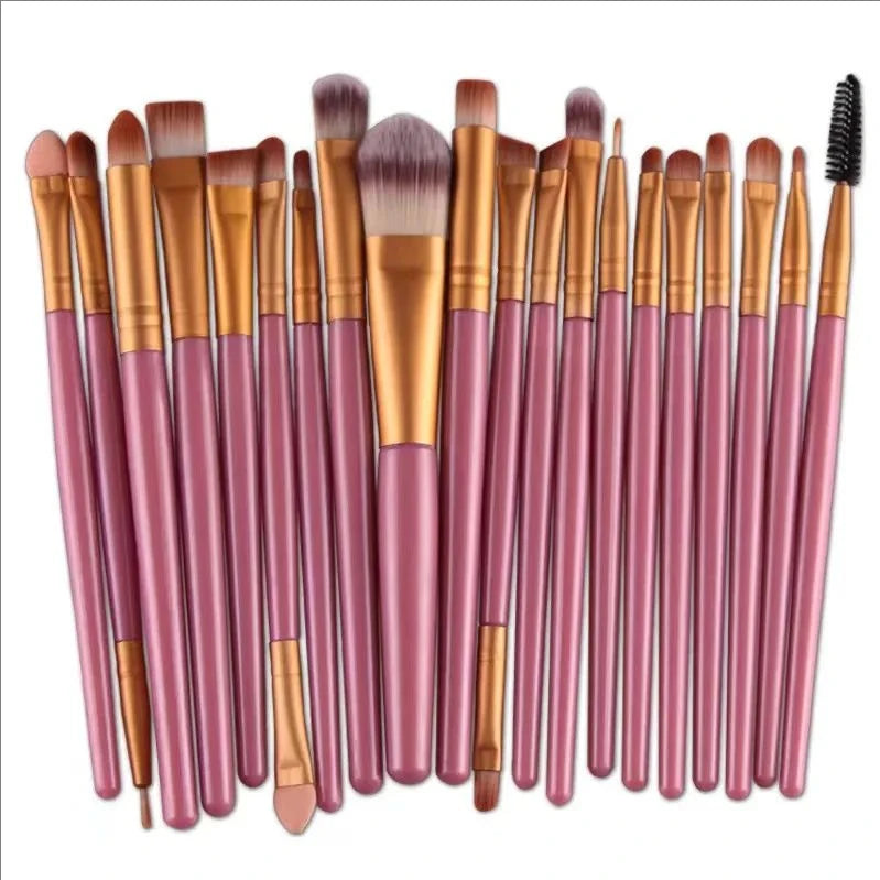 MJ 20 Eye Makeup Brushes, Full Set of Eye Shadow Makeup Tools, Popular Eyeliner Brush