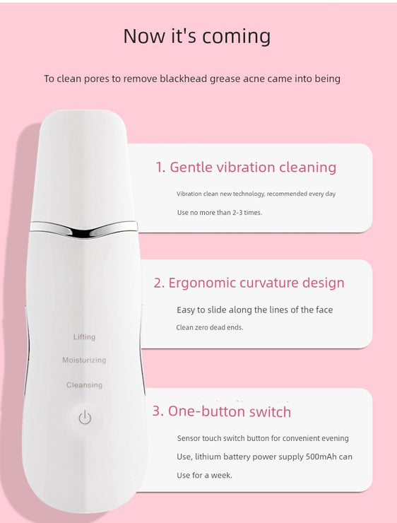 Ultrasonic Blackhead Removal Cleaning Skin Cleaner Home Equipment