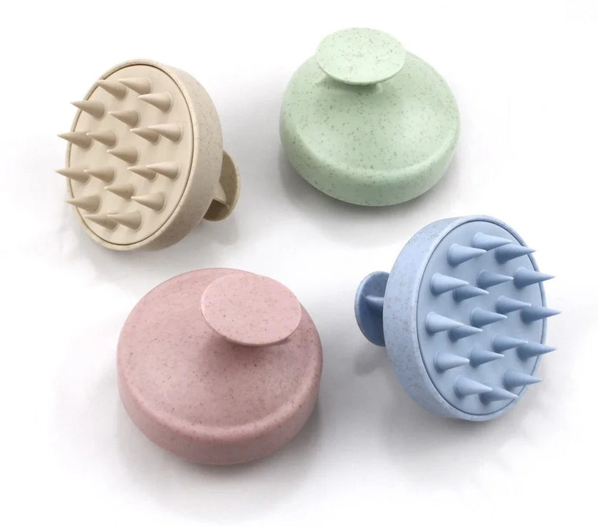 1pc Silicone Shampoo Brush Body Massage Brush Bath Shower Brush Salon Hairdressing Tool Scalp Massage Comb Hair Washing Comb