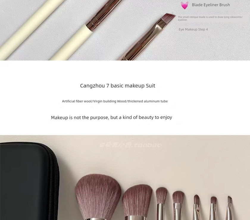 Cangzhou Makeup Brush Tool Outfit Novice Dry Rose