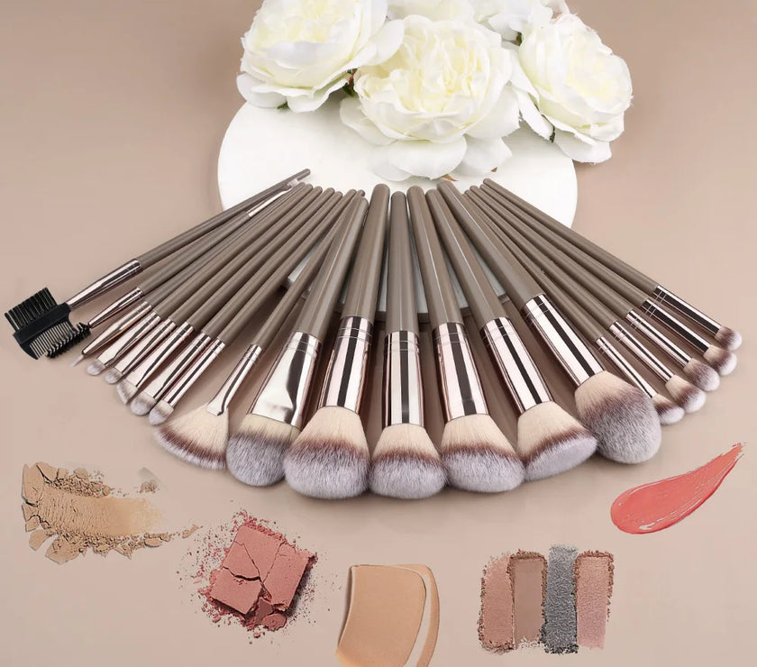 3-20Pcs Makeup Brushes Set Foundation Eyeshadow Blush Highlighter Soft Fluffy Concealer Kabuki Blending Brush Female Beauty Tool