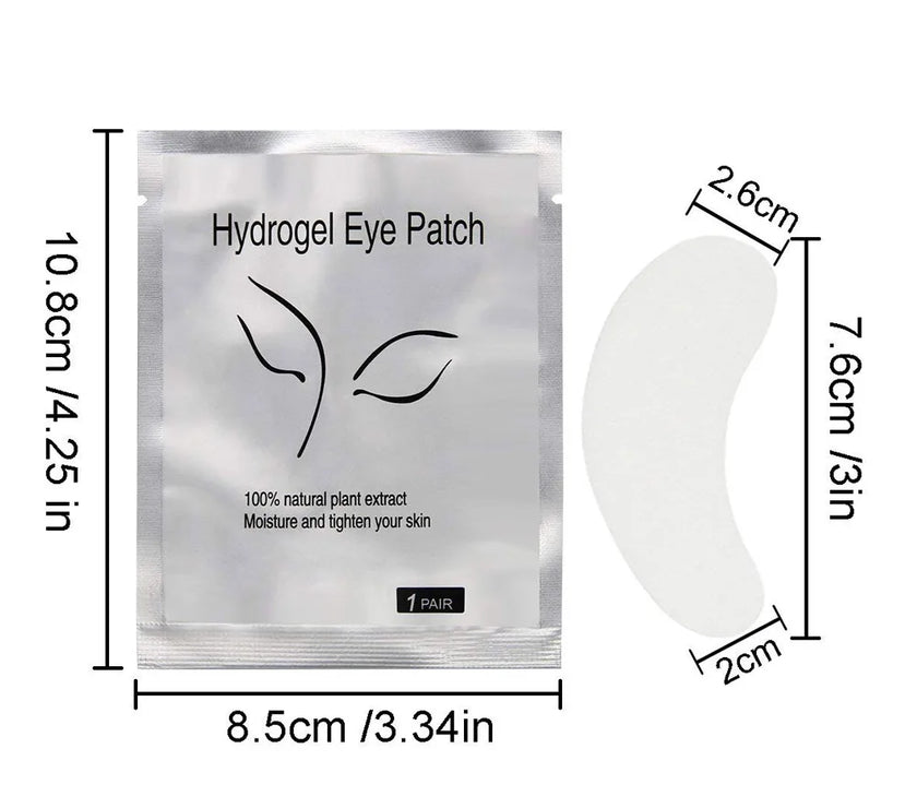 50pairs Eyelashes For Eyelash Extensions Eye Pads Pillows Disposable Patch Under Lash Tips Lint Free Sticker Wraps Makeup