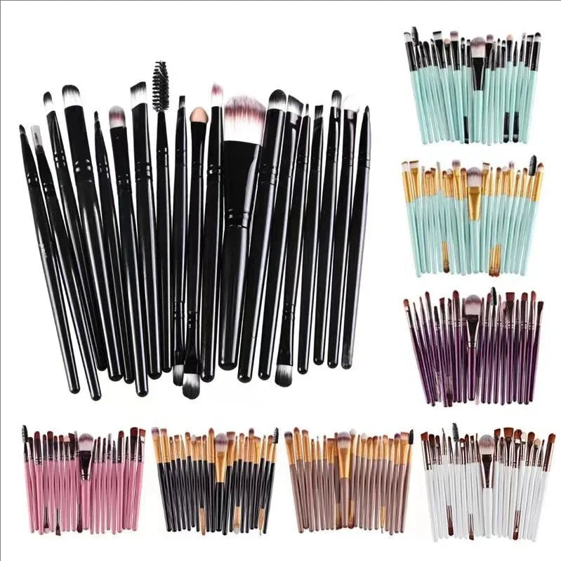 MJ 20 Eye Makeup Brushes, Full Set of Eye Shadow Makeup Tools, Popular Eyeliner Brush