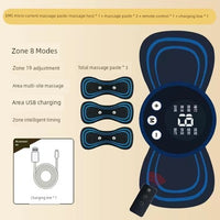 [Buy One Get Three Free] Cervical Spine Massage Pad Full Body Pulse Massage Rechargeable Massager Cervical Spine Waist and Back Intelligence